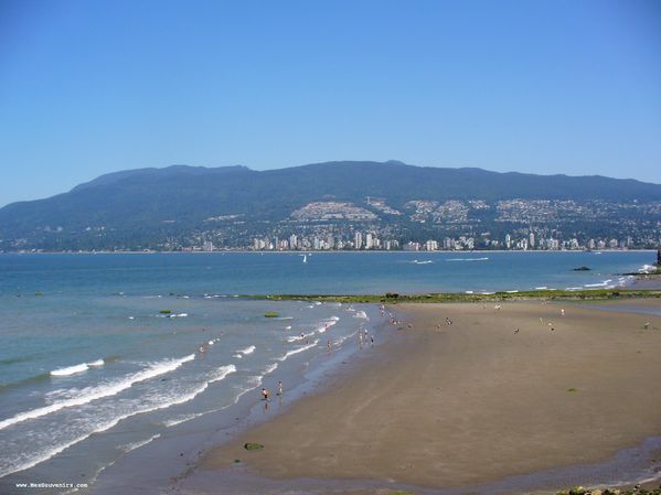 Une des plage du Stanley Park - Vancouver